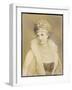 Margherita of Savoy Queen of Umberto I of Italy-null-Framed Art Print