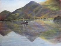 Lonely fisherman,  pastel-Margo Starkey-Giclee Print