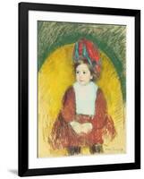 Margot, 19th Century-Mary Cassatt-Framed Giclee Print