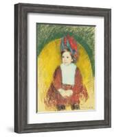 Margot, 19th Century-Mary Cassatt-Framed Giclee Print
