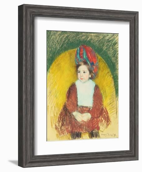 Margot, 19th Century-Mary Cassatt-Framed Giclee Print