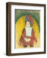 Margot, 19th Century-Mary Cassatt-Framed Giclee Print