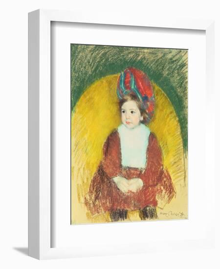 Margot, 19th Century-Mary Cassatt-Framed Giclee Print