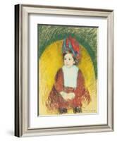 Margot, 19th Century-Mary Cassatt-Framed Giclee Print