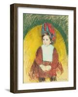 Margot, 19th Century-Mary Cassatt-Framed Giclee Print