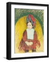 Margot, 19th Century-Mary Cassatt-Framed Giclee Print