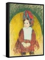 Margot, 19th Century-Mary Cassatt-Framed Stretched Canvas