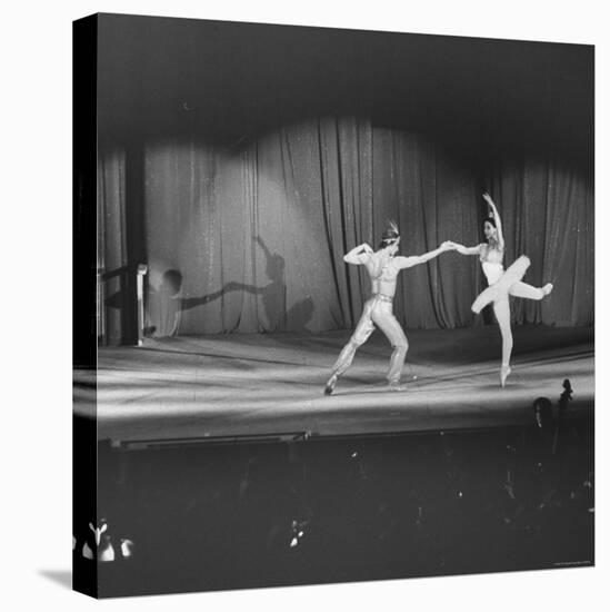 Margot Fonteyn and Rudolf Nureyev Performing at Pres. Lyndon B. Johnson's Inaugural Gala-Francis Miller-Stretched Canvas