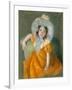 Margot in Orange Dress, 1902-Mary Stevenson Cassatt-Framed Giclee Print