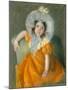 Margot in Orange Dress, 1902-Mary Stevenson Cassatt-Mounted Giclee Print