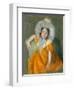 Margot in Orange Dress, 1902-Mary Stevenson Cassatt-Framed Giclee Print