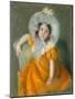 Margot in Orange Dress, 1902-Mary Stevenson Cassatt-Mounted Giclee Print