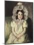 Margot in White-Mary Cassatt-Mounted Giclee Print