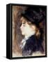 Margot-Pierre-Auguste Renoir-Framed Stretched Canvas