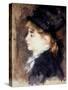 Margot-Pierre-Auguste Renoir-Stretched Canvas