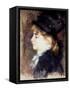 Margot-Pierre-Auguste Renoir-Framed Stretched Canvas
