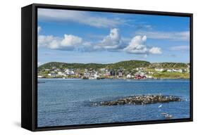 Marguerite Bay in St. Anthony, Newfoundland, Canada, North America-Michael Runkel-Framed Stretched Canvas