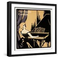 Marguerite Cornille, French Music Hall Singer, Late 19th Century-null-Framed Giclee Print