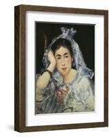 Marguerite De Conflans Wearing a Hood, 1873-Edouard Manet-Framed Giclee Print