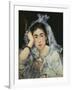 Marguerite De Conflans Wearing a Hood, 1873-Edouard Manet-Framed Giclee Print