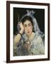 Marguerite De Conflans Wearing a Hood, 1873-Edouard Manet-Framed Giclee Print