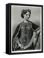 Marguerite de France-Edward Corbould-Framed Stretched Canvas