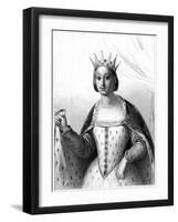 Marguerite De Provence, Queen Consort of Louis IX of France-null-Framed Giclee Print