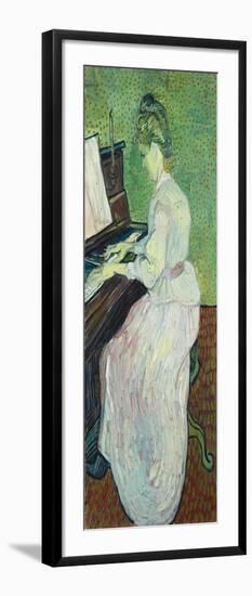 Marguerite Gachet at the Piano, 1890-Vincent van Gogh-Framed Premium Giclee Print