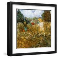 Marguerite Gachet Dans Son Jardin-Vincent van Gogh-Framed Art Print