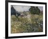 Marguerite Gachet in Her Garden, c.1890-Vincent van Gogh-Framed Giclee Print