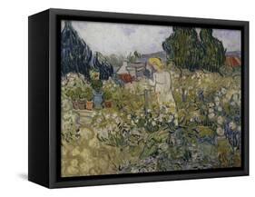 Marguerite Gachet in Her Garden, c.1890-Vincent van Gogh-Framed Stretched Canvas