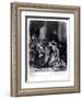 Marguerite in the Church with the Evil Spirits: Illustration from 'Faust' by Goethe, 1828-Eugene Delacroix-Framed Giclee Print