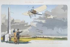 Comte Charles De Lambert Flying a Wright-Ariel Biplane-Marguerite Montaut-Giclee Print