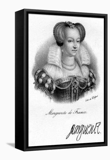 Marguerite of France-Delpech-Framed Stretched Canvas