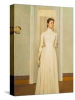 Marguerite, the Artist's Sister-Fernand Khnopff-Stretched Canvas