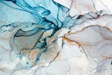 The Picture is Painted in Alcohol Ink. Abstraction Will Perfectly Fit into a Modern Interior. Close-Mari Dein-Art Print