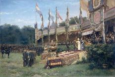 Presentation of the Lombok Cross by Queen Wilhelmina on the Malieveld in the Hague-Mari Ten Kate-Art Print