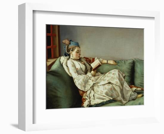 Maria Adelaide Reading-Jean-Etienne Liotard-Framed Giclee Print