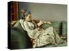 Maria Adelaide Reading-Jean-Etienne Liotard-Stretched Canvas