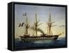 Maria Adelaide Screw Frigate, Launched in 1849 and Decommissioned in 1882, Italy, 19th Century-null-Framed Stretched Canvas