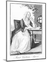 Maria Agnesi, Italian Mathematician-null-Mounted Photographic Print