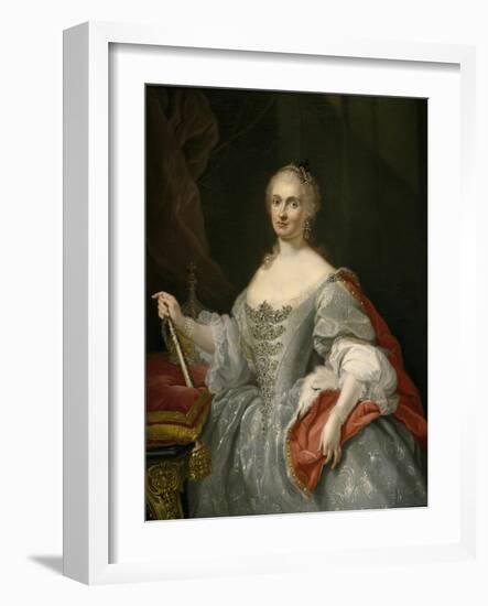 Maria Amalia of Saxony (1724?176), Queen of Naples-Giuseppe Bonito-Framed Giclee Print