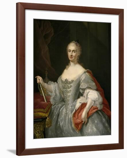 Maria Amalia of Saxony (1724?176), Queen of Naples-Giuseppe Bonito-Framed Giclee Print