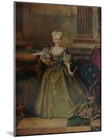 'Maria Ana Victoria de Borbon y Farnesio', 1724 (c1927)-Nicolas De Largilliere-Mounted Giclee Print