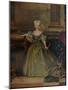 'Maria Ana Victoria de Borbon y Farnesio', 1724 (c1927)-Nicolas De Largilliere-Mounted Giclee Print