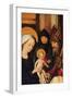 Maria and Archpriest with the Christ-Hans Holbein the Younger-Framed Art Print