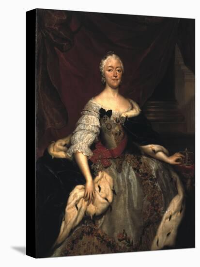 Maria Antonia, Princess of Saxony-Anton Raphael Mengs-Stretched Canvas