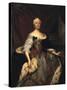 Maria Antonia, Princess of Saxony-Anton Raphael Mengs-Stretched Canvas