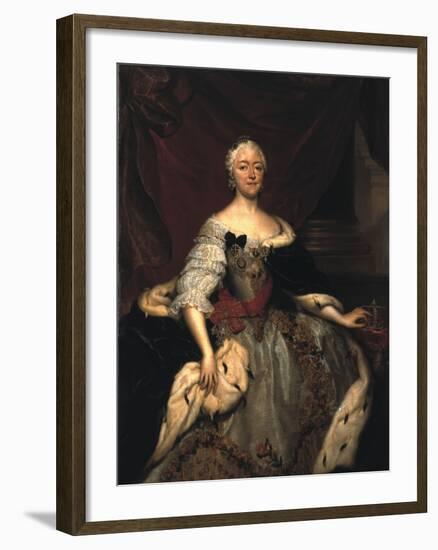 Maria Antonia, Princess of Saxony-Anton Raphael Mengs-Framed Giclee Print
