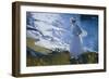 Maria at the Beach, Biarritz-Joaquín Sorolla y Bastida-Framed Art Print